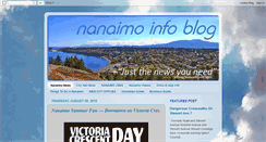 Desktop Screenshot of nanaimo-info-blog.com